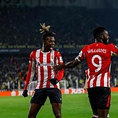 Iñaki Williams y el futuro de Nico: «Está muy a gusto aquí en su Athletic»