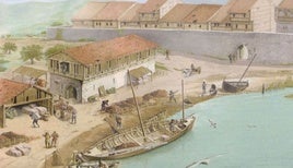 Imagen antigua del puerto de Lekeitio.