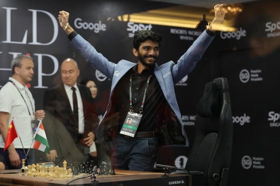 El indio Gukesh se convierte a sus 18 años en el campeón del mundo de ajedrez más joven