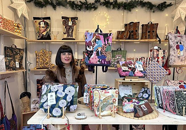 Marta Llano en su puesto KB Sisters.