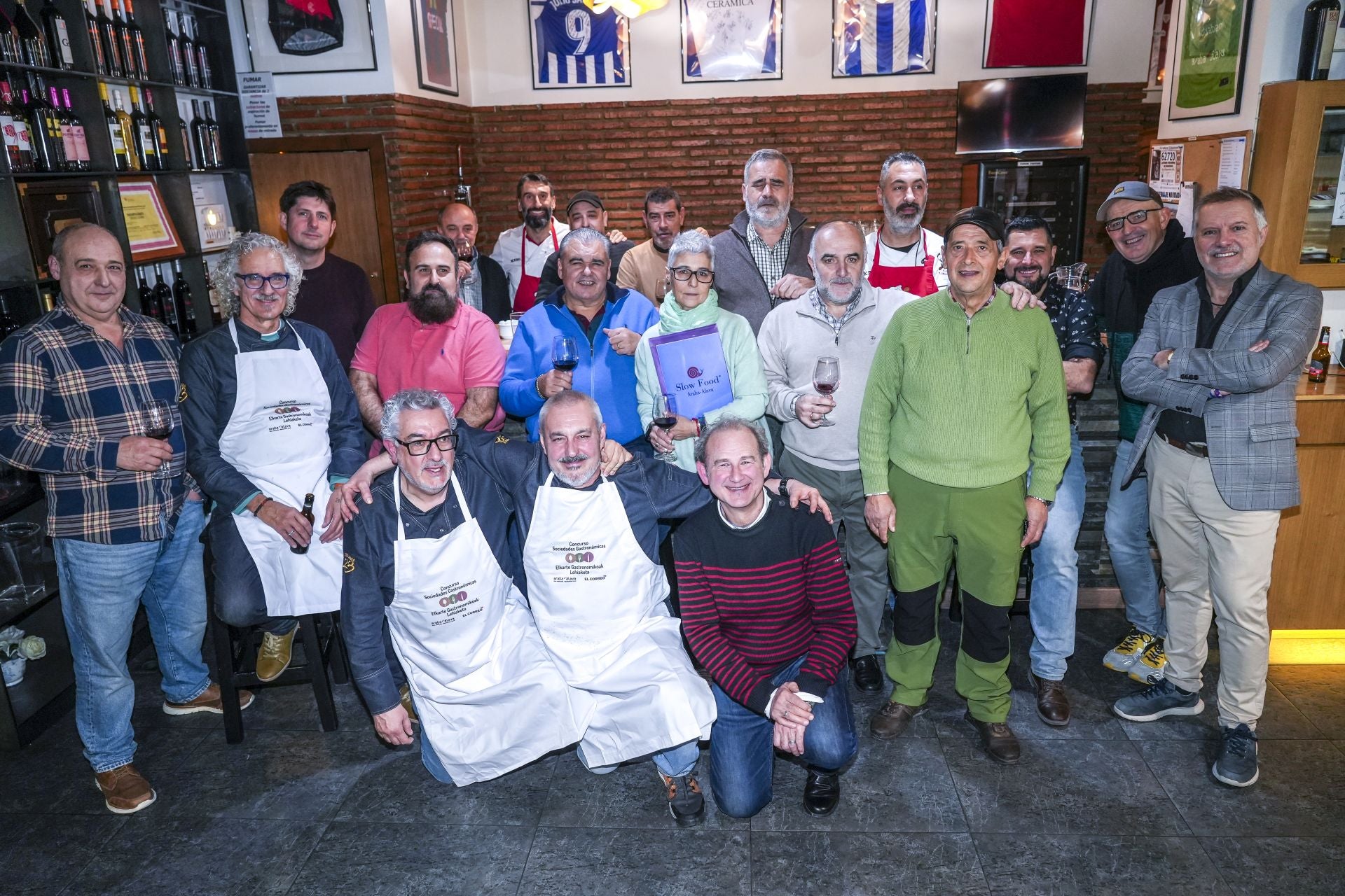 Así fue la cena en Azkenean