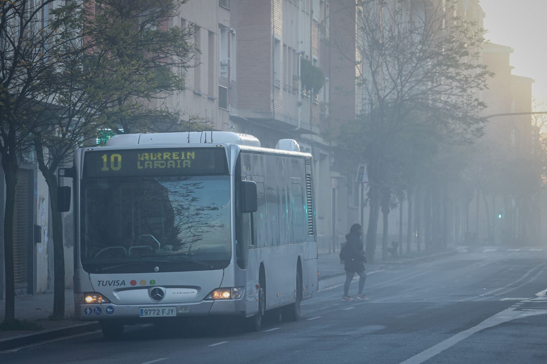 Álava inicia la semana en alerta por mínimas bajo cero y heladas que darán paso al sol