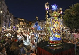 La Procesión de los Faroles de la noche del 4 de agosto.