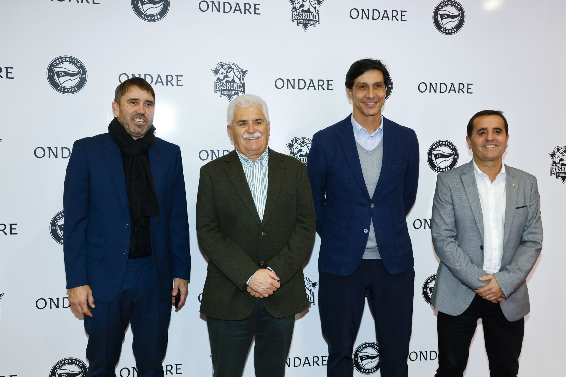 Chacho Coudet, Enrique del Valle, Sergio Fernández y Kepa Arrieta.