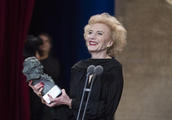 Marisa Paredes recibió en 2018 el Premio Goya de Honor.