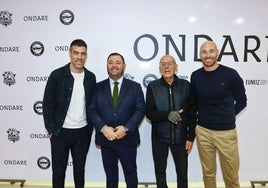 Manu García, Juan Antonio Sánchez Corchero, Gregorio Rojo y Gaizka Toquero.