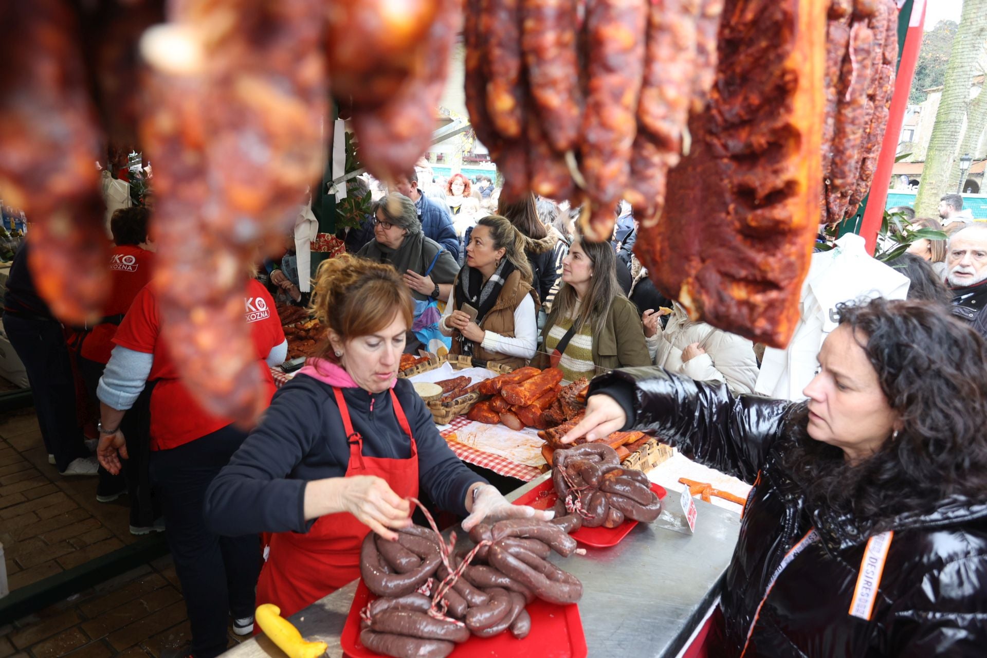 Las imágenes de la feria de Santo Tomás