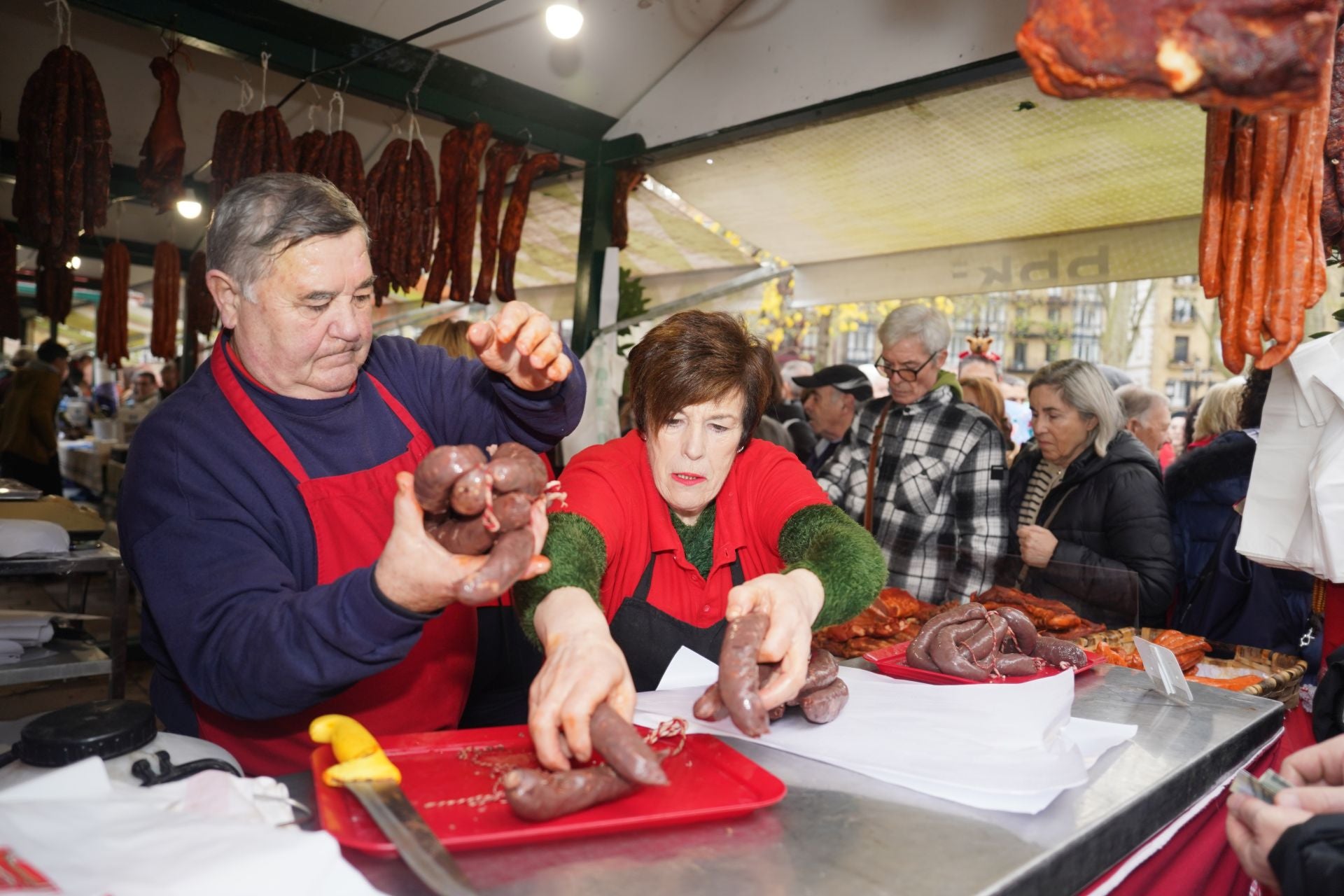 Las imágenes de la feria de Santo Tomás