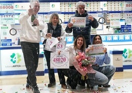 El segundo premio de la Lotería de Navidad 2024 deja 3,7 millones de euros en el centro comercial Artea, Getxo, Sestao y Gernika