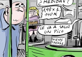 La viñeta Cerrajería y los precios en el transporte público