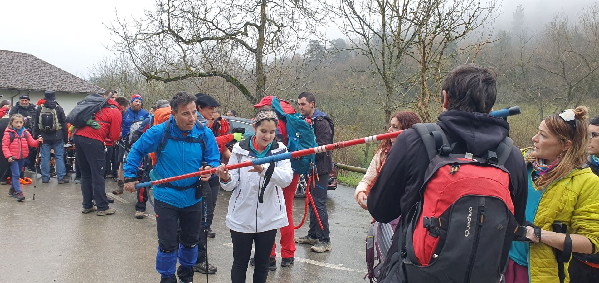 Amurrio sube al Babio para luchar contra el cáncer