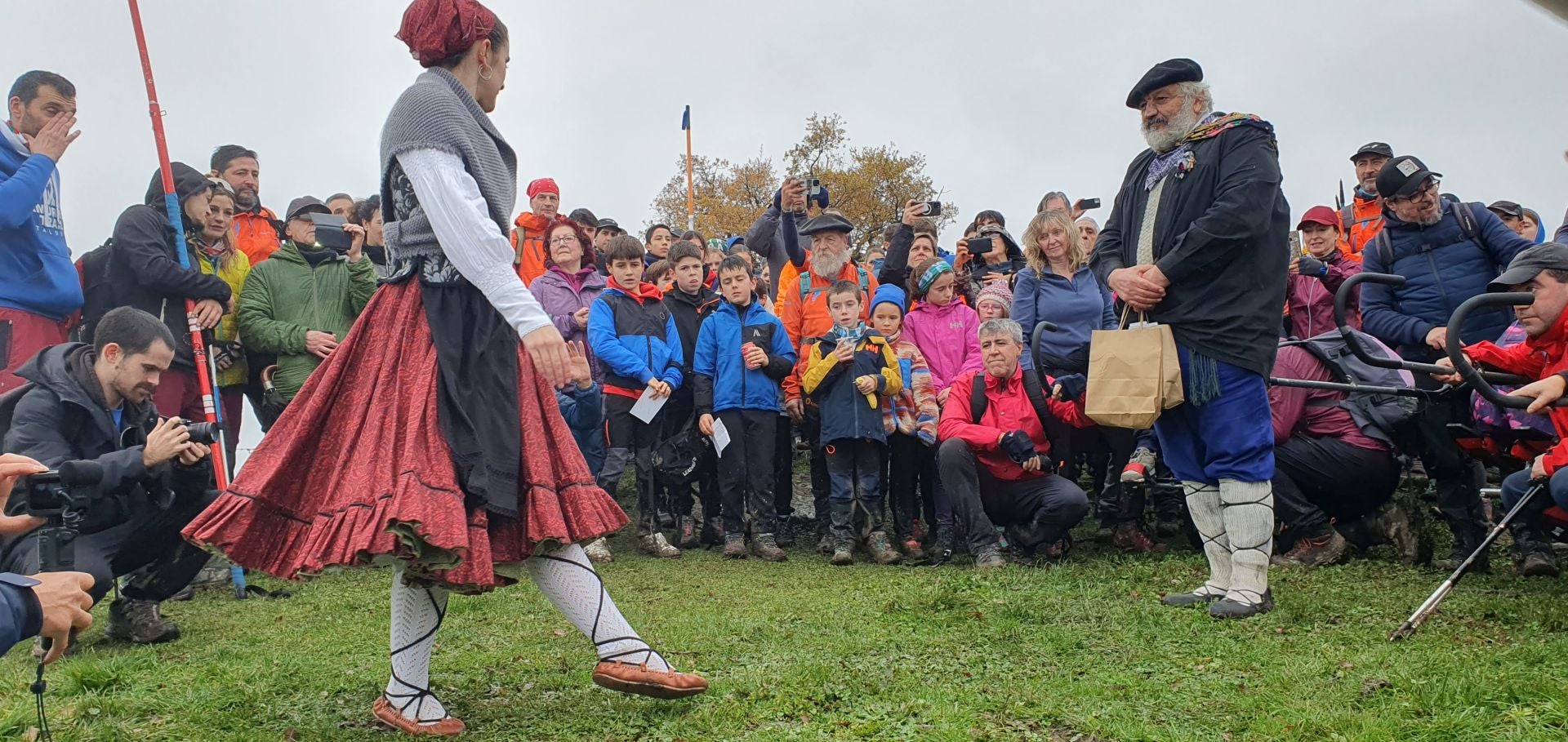 Amurrio sube al Babio para luchar contra el cáncer