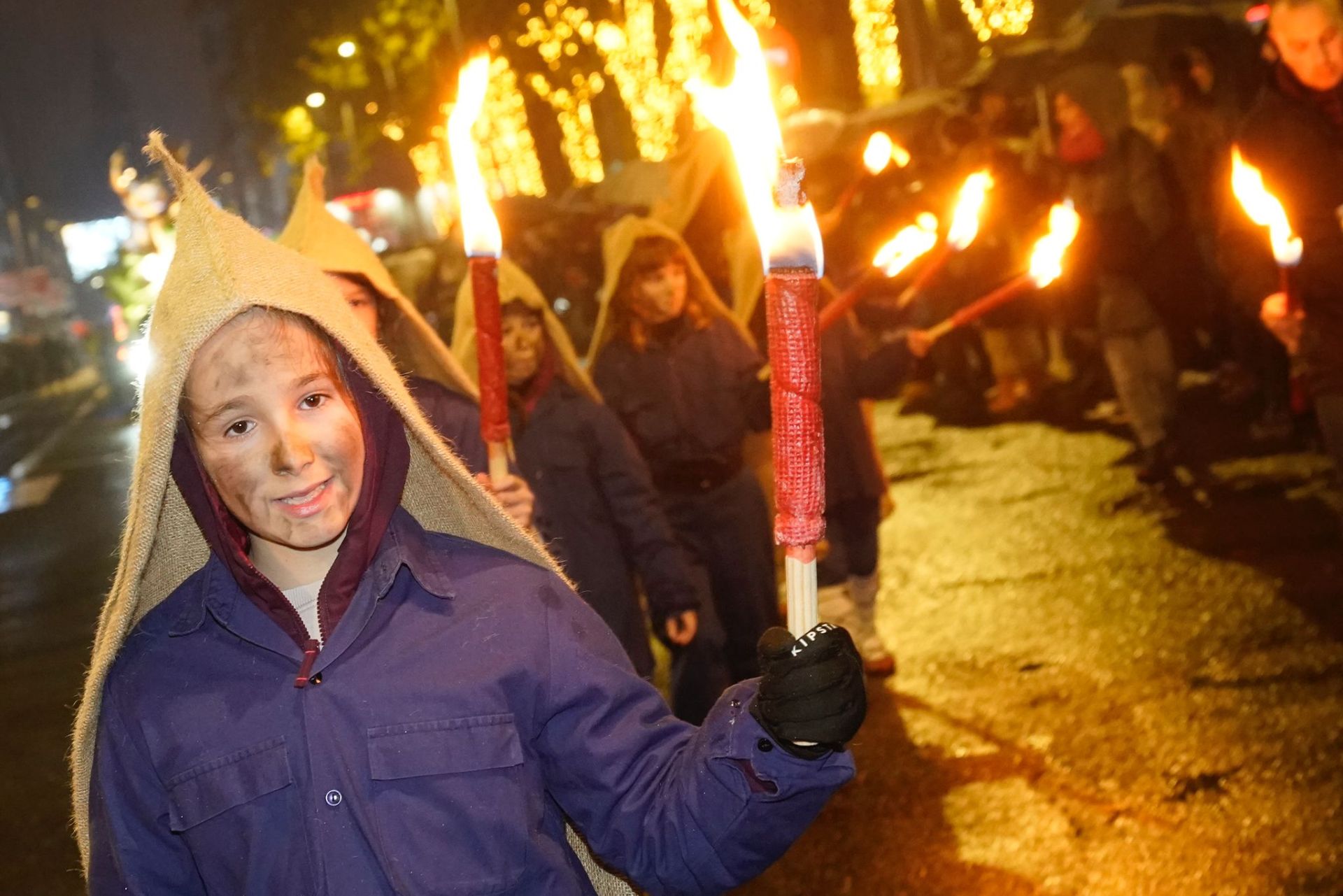 Las imágenes del desfile de Olentzero y Mari Domingi