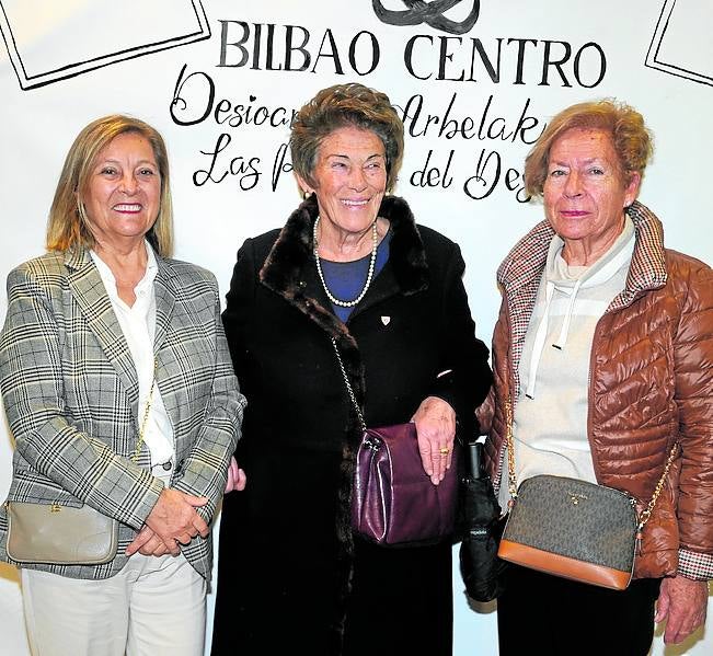 Julia Diéguez, María Jesús Galarza y Ana Gutiérrez.