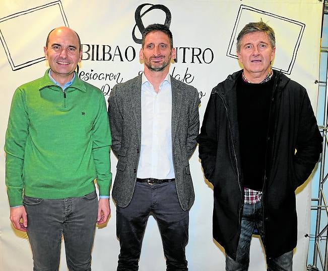 Alvaro Parro, Joseba Olabarri y Jon Arrieta.