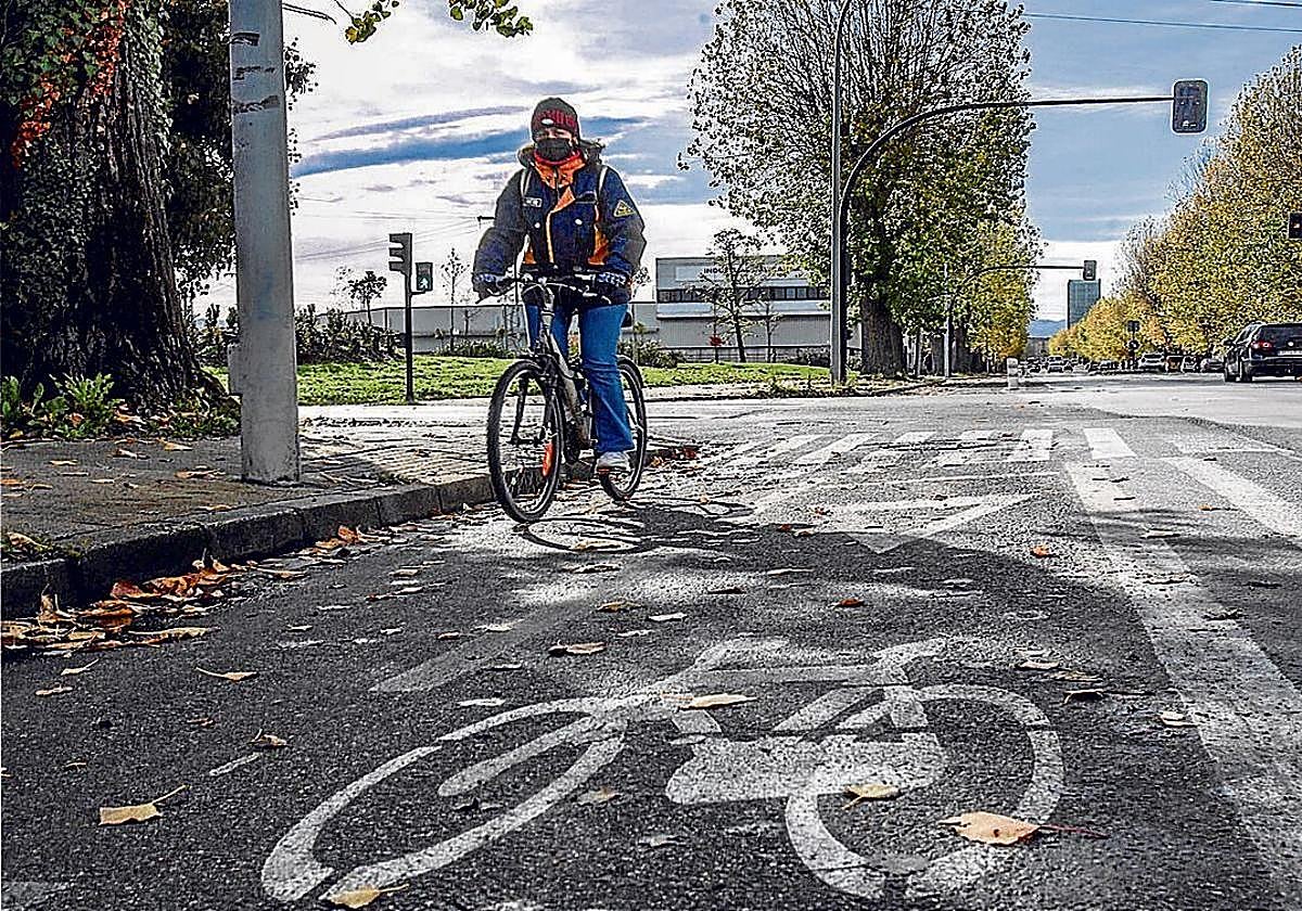 El nuevo bicicarril entre Vitoria y el parque de Miñano estará listo en verano
