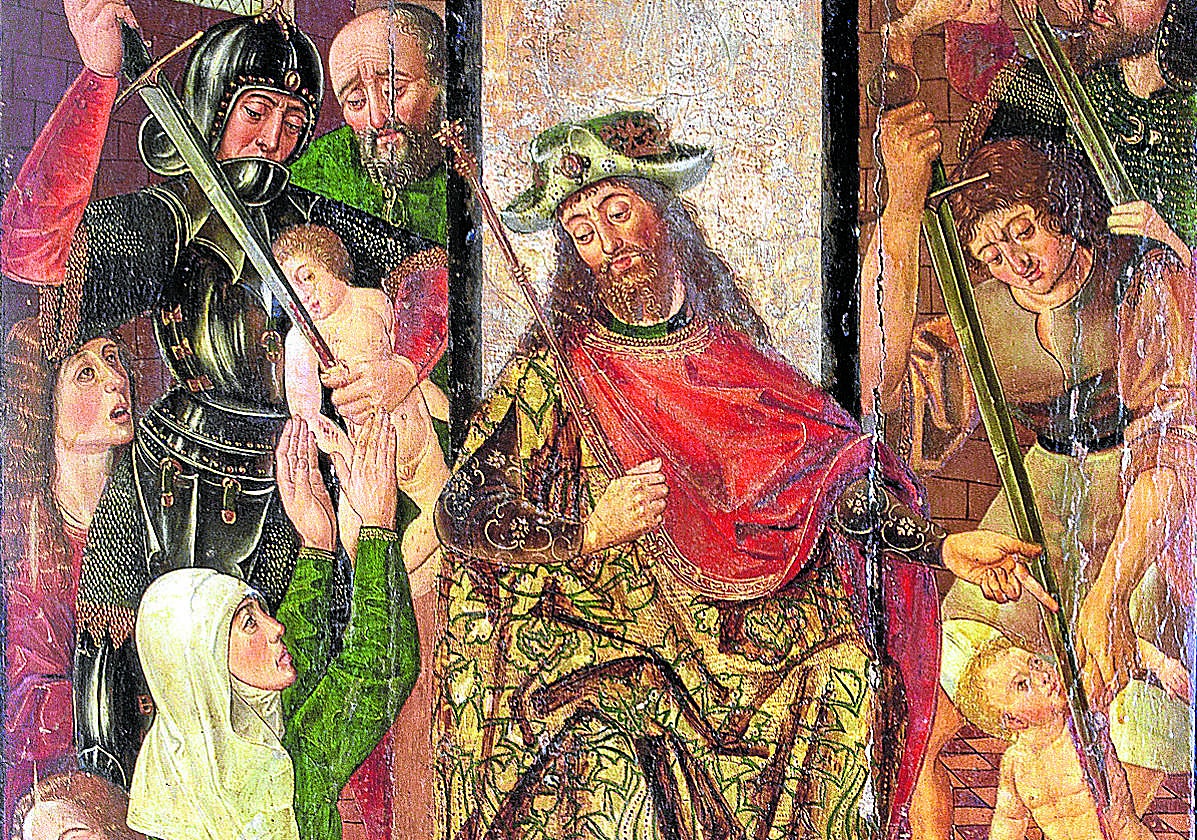 'Matanza de los Santos Inocentes'. Tabla del maestro de Frómista.