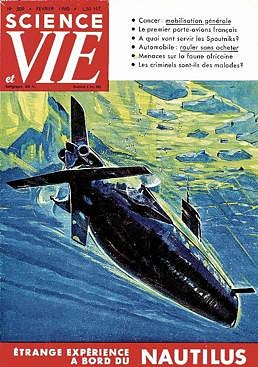 Imagen - El experimento telepático del 'Nautilus' fue portada de la revista de divulgación científica 'Science et Vie' en 1960. Y 'The Gazette' de Montreal publicó en 1947 que los platillos volantes eran de construcción española.
