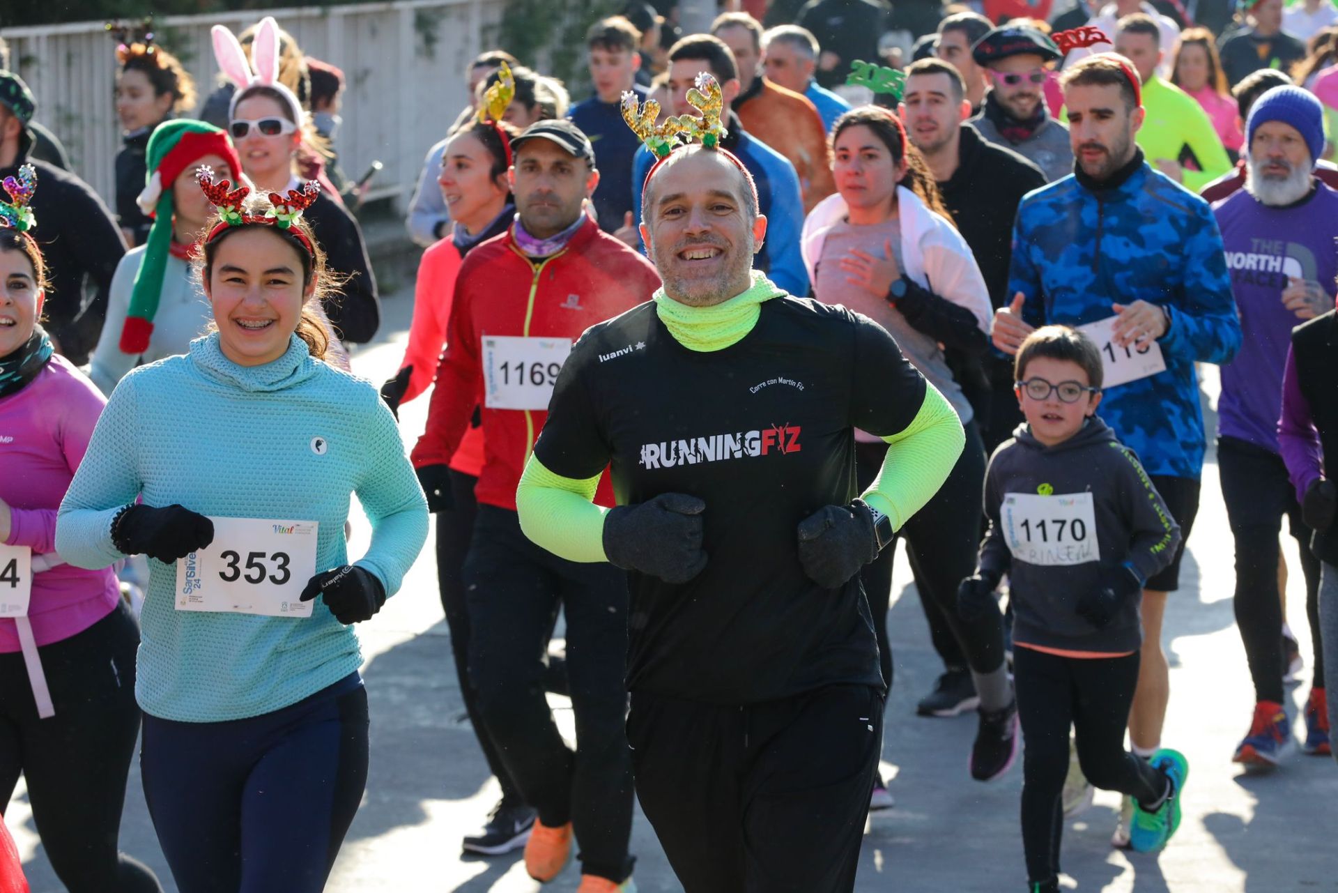 Las imágenes de la San Silvestre de Vitoria 2024