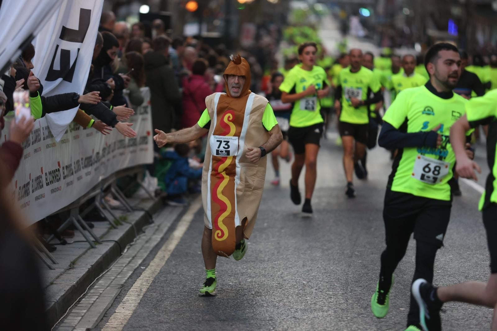 Las mejores imágenes de la San Silvestre de Galdakao