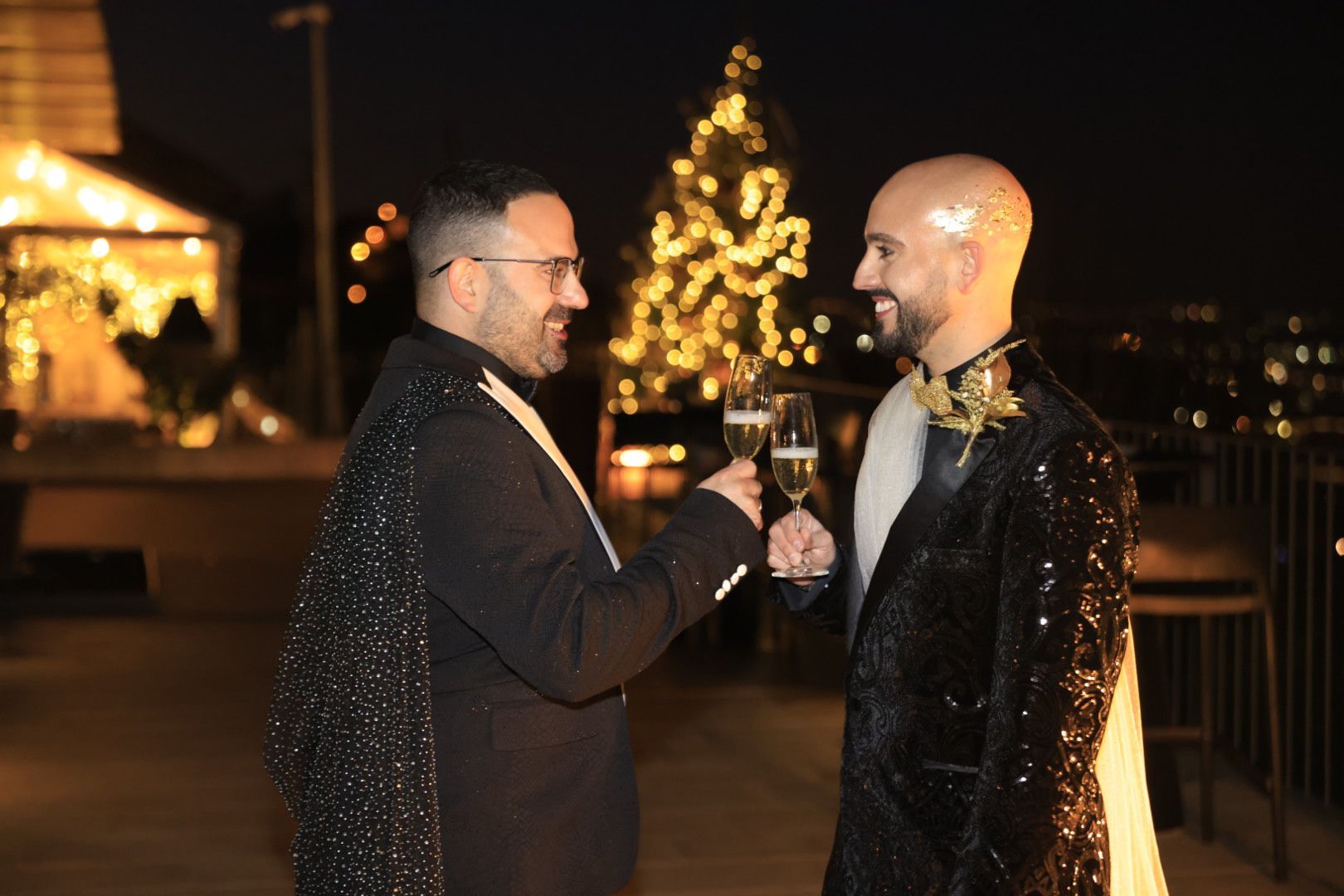 En fotos: así ha sido la primera boda del año en Bizkaia