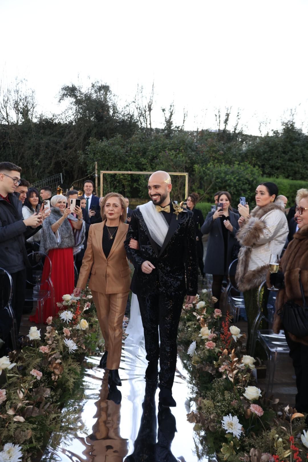 En fotos: así ha sido la primera boda del año en Bizkaia