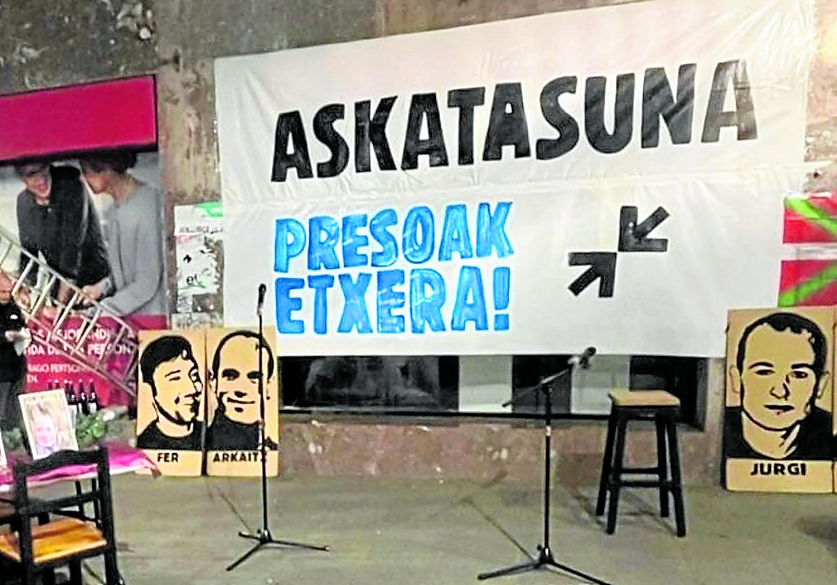 Covite denuncia numerosos actos de apoyo a presos de ETA en Nochevieja