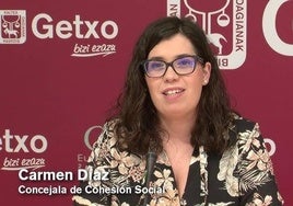 Carmen Díaz, concejala de Política Social en el Ayuntamiento de Getxo.