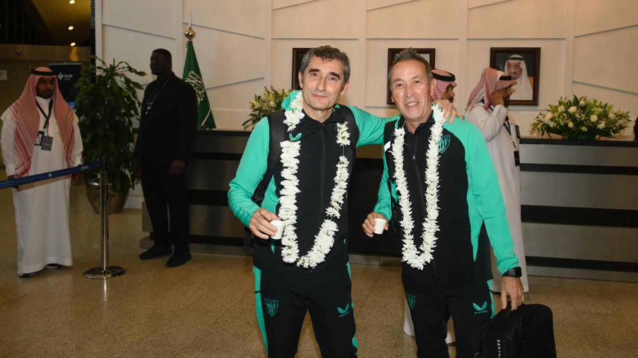 Así ha sido la llegada del Athletic a Arabia Saudí