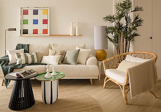 El piso con estilo de 75 metros y vistas a Urdaibai de una familia en Mundaka.