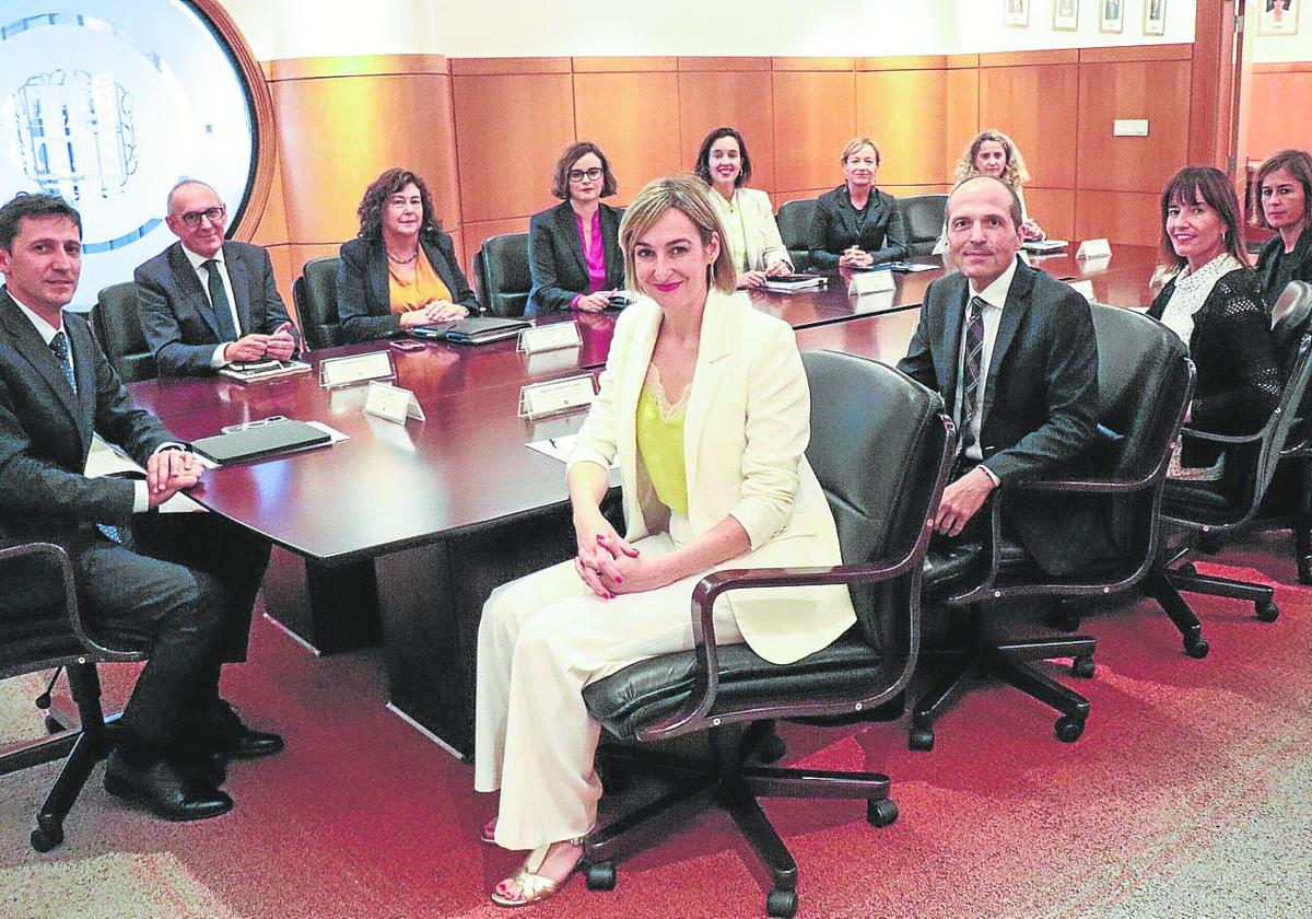 Última reunión del Consejo Vasco de Finanzas en el Gobierno vasco el pasado mes de octubre.