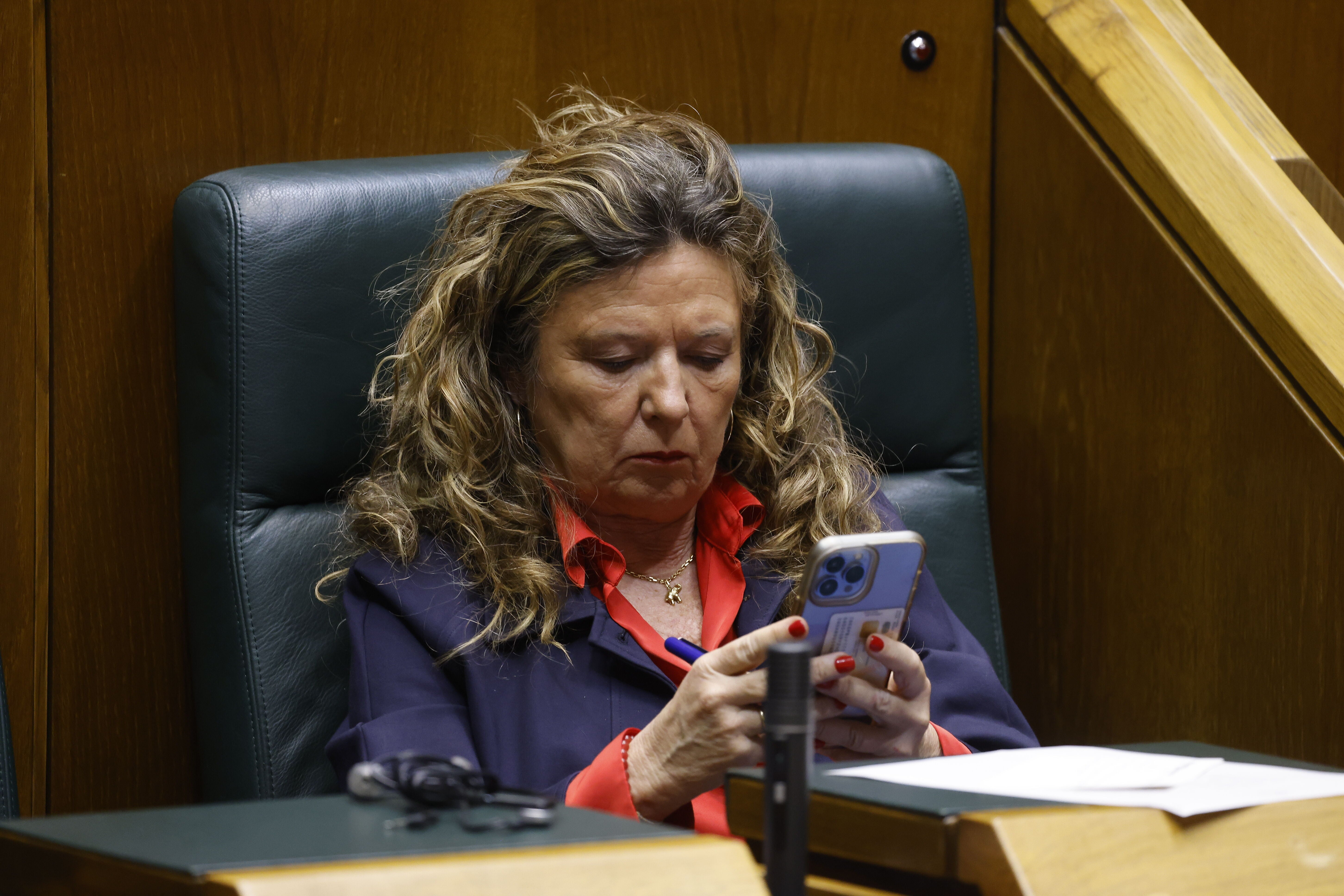 Gotzone Sagardui durante su etapa como consejera.