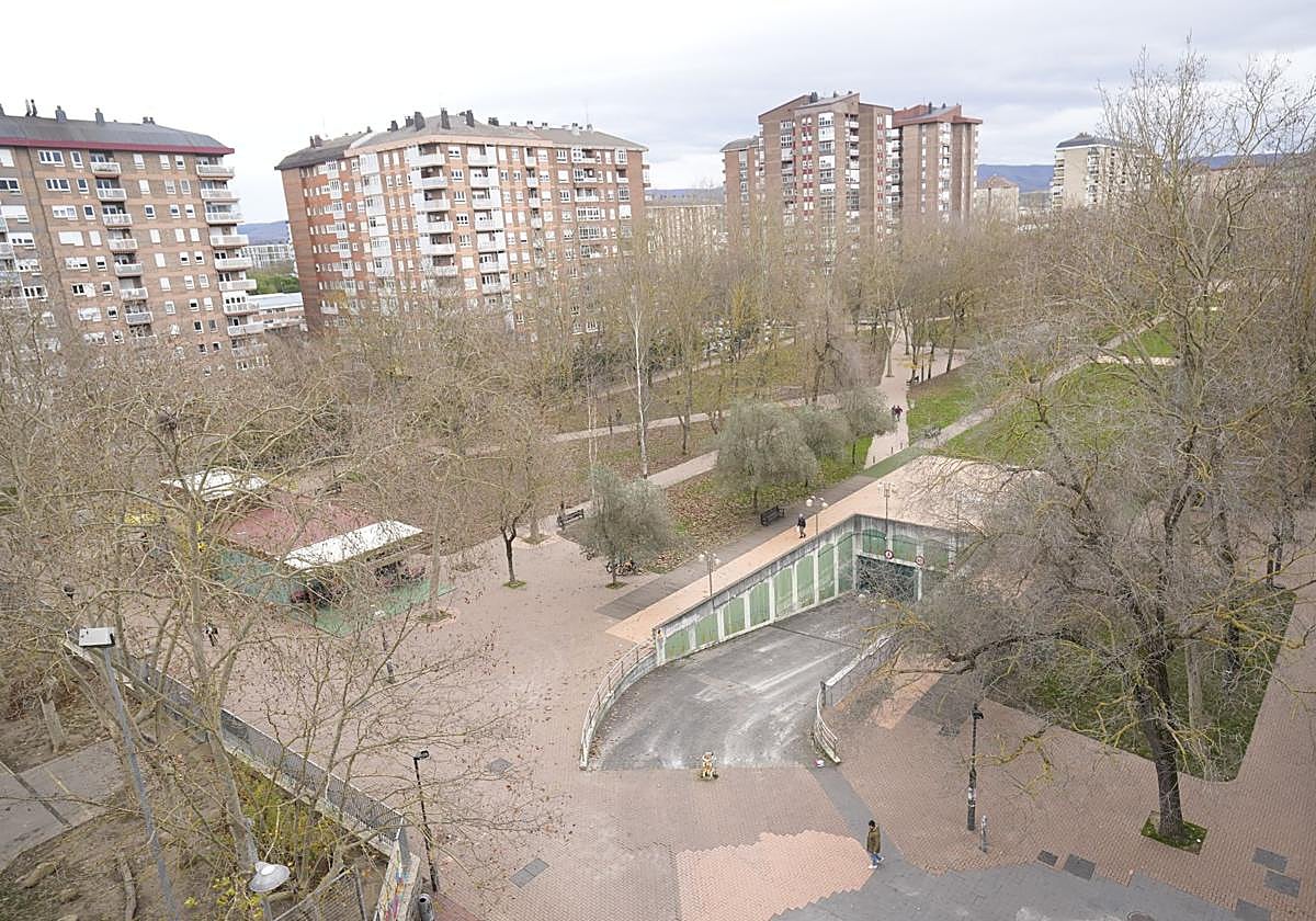 Vista panorámica del parque.