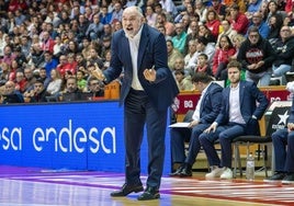 Pablo Laso, con el Baskonia al borde de no ir a la Copa: «No me gusta hablar de fracasos. Es una decepción»