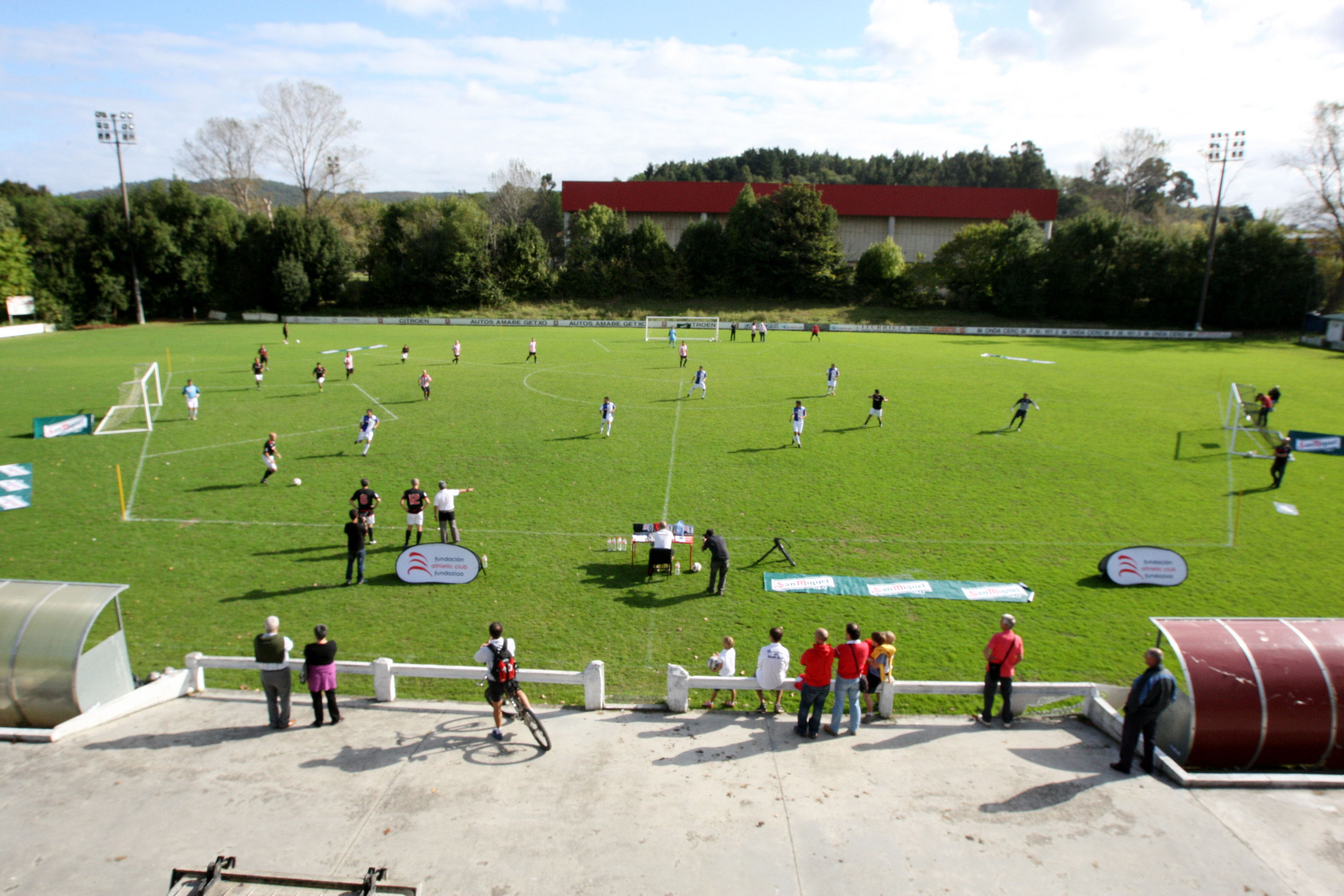 Instalaciones deportivas de Fadura en Getxo.