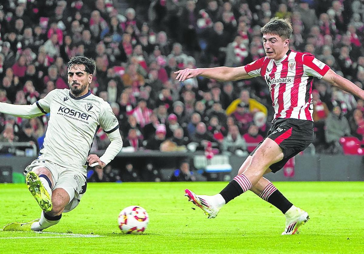 Jauregizar dio un recital ante Osasuna y fue el jugador más destacado pese a la eliminación rojiblanca.