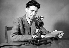 George Orwell trabajó en la BBC durante la Segunda Guerra Mundial.