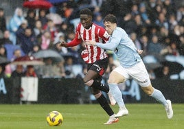 El inoportuno resbalón de Adama que costó un gol al Athletic