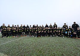 Los integrantes de la escuela del Casco Viejo.