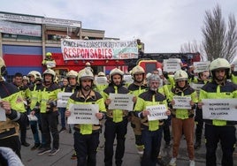 El conflicto de los bomberos con el Ayuntamiento de Vitoria se desbloquea