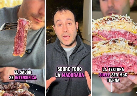 El influencer vizcaíno experto en hamburguesas desvela el punto perfecto de la carne: «El sabor se intensifica»