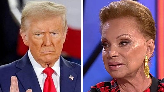 El sorprendente encuentro entre Paloma San Basilio y Trump en un hotel: «Me llamó a la suite...»