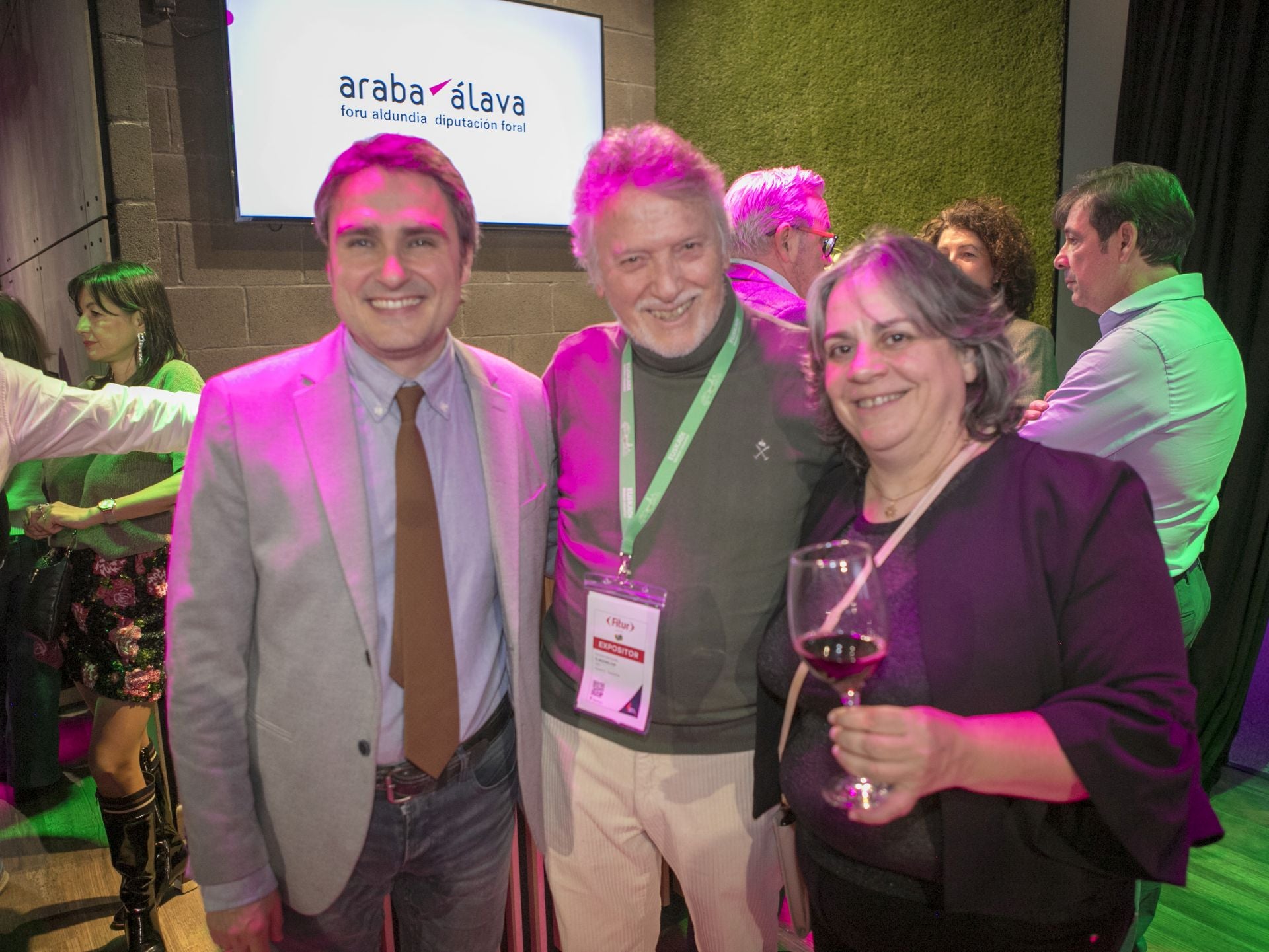 Txema Elvira, Esteban Garmendia y María Jiménez.