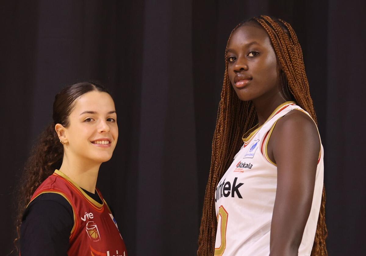 Buenavida y Fam han llegado esta temporada a Gernika cedidas por el Valencia Basket