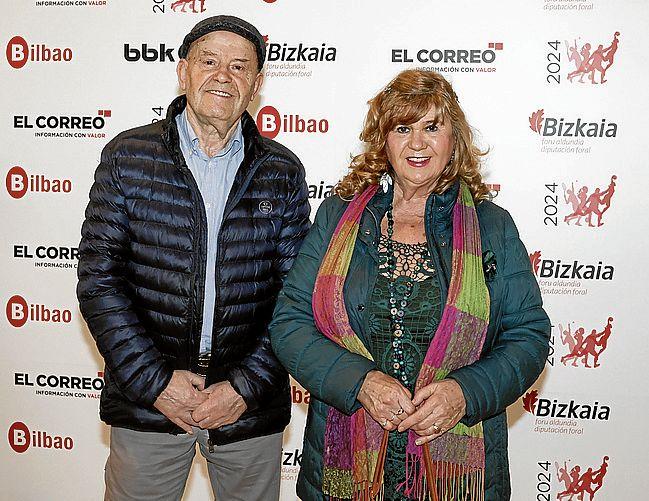 Javier Landeta y Mariasun Bernaola.