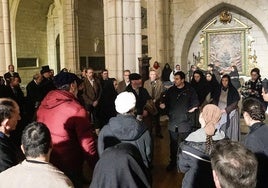 El rodaje de 'Sacamantecas', este jueves en la Catedral Santa María.