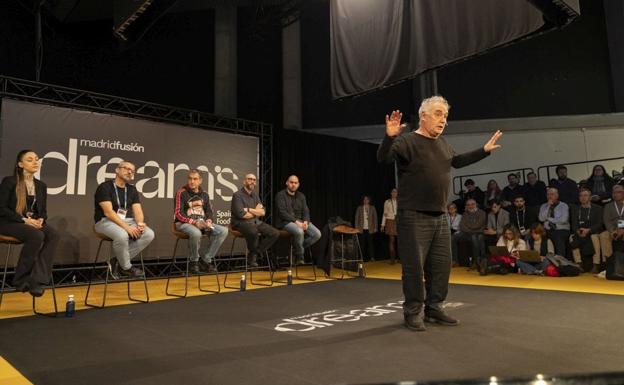 Ferran Adriá, Josean Alija y Pedrito Sánchez hablaron de minimalismo.