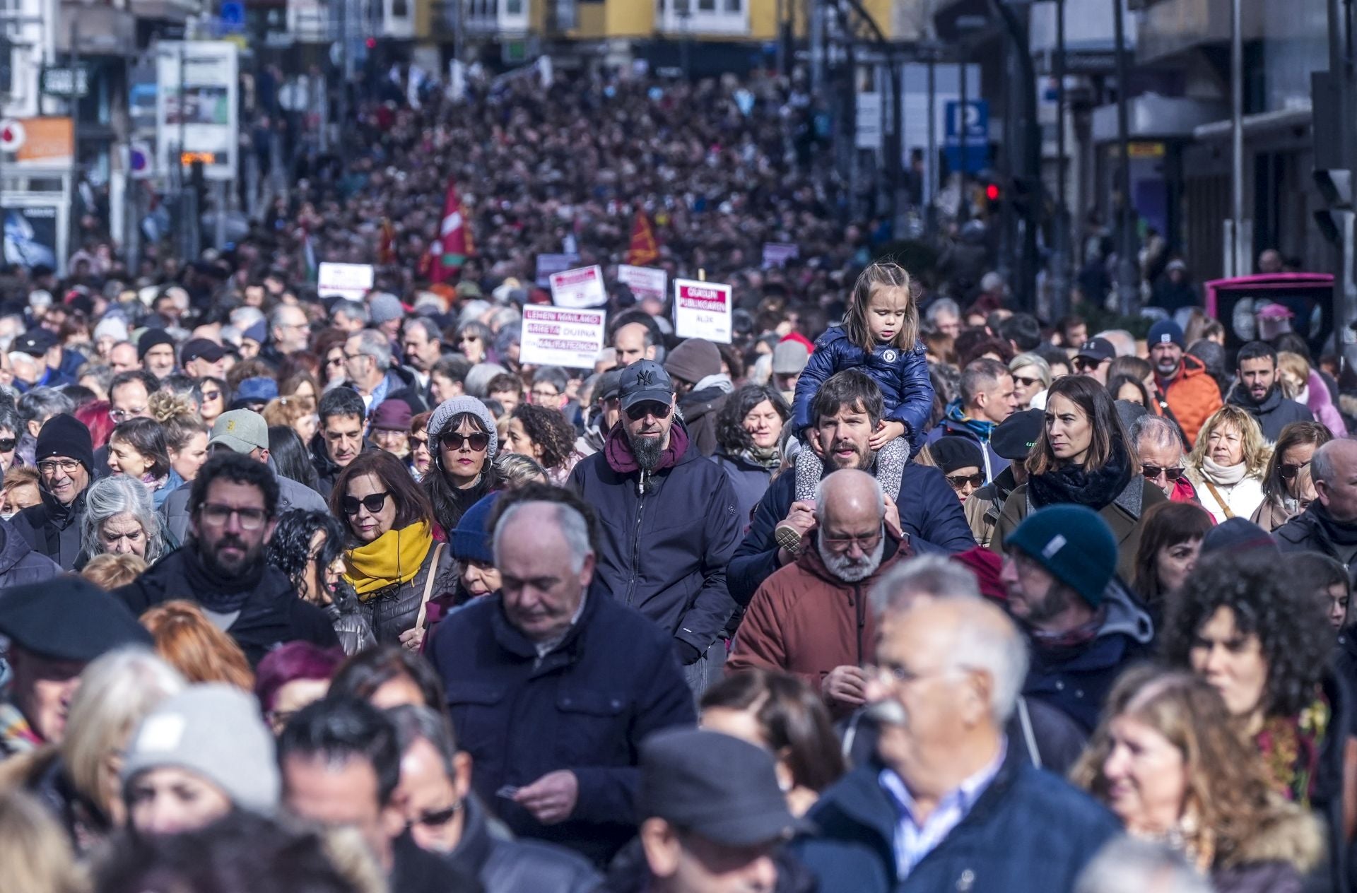 Multitudinaria manifestación en Vitoria contra el «desmantelamiento de la sanidad pública»