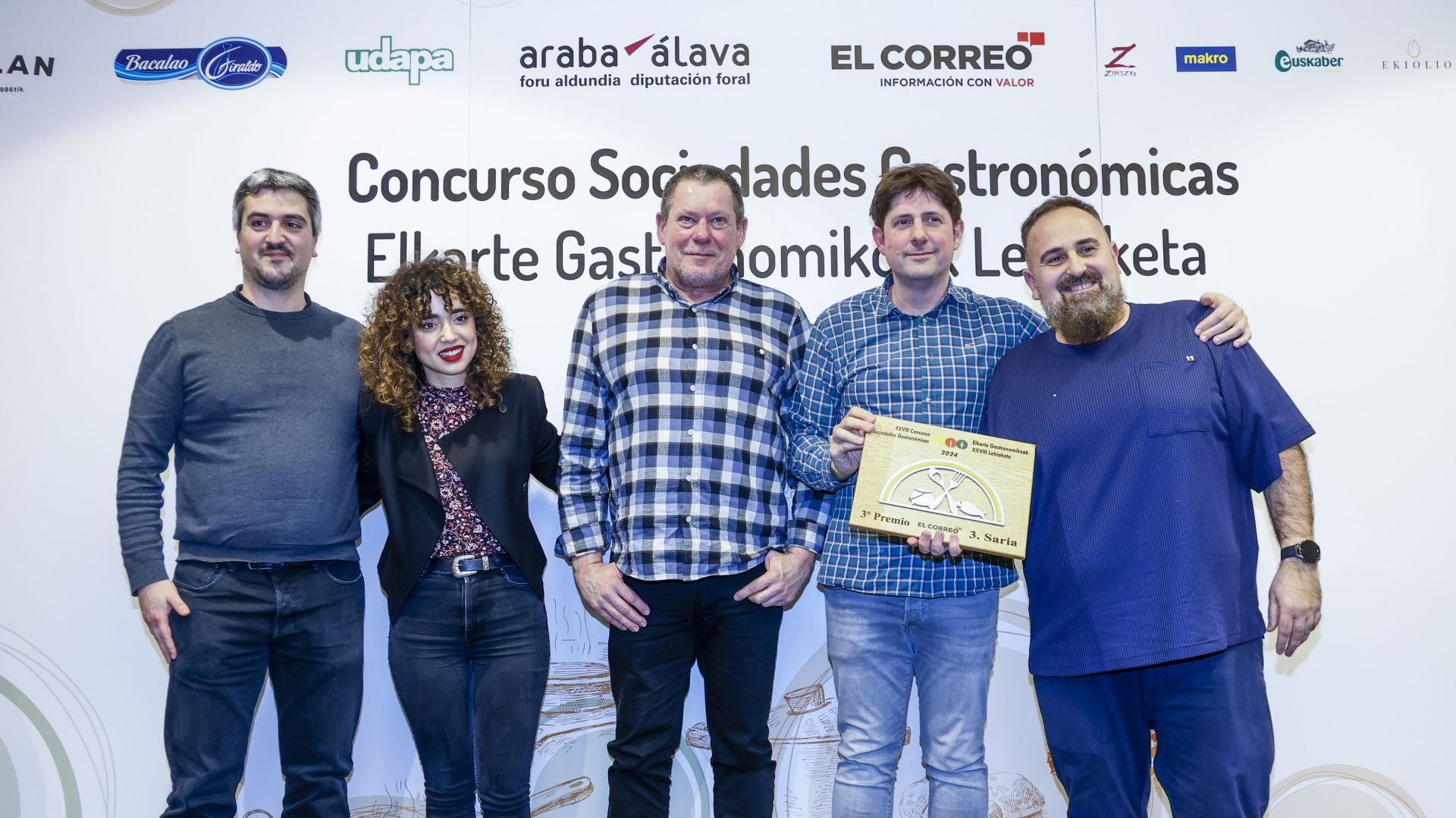 Entrega de premios del Concurso de Sociedades Gastronómicas de EL CORREO