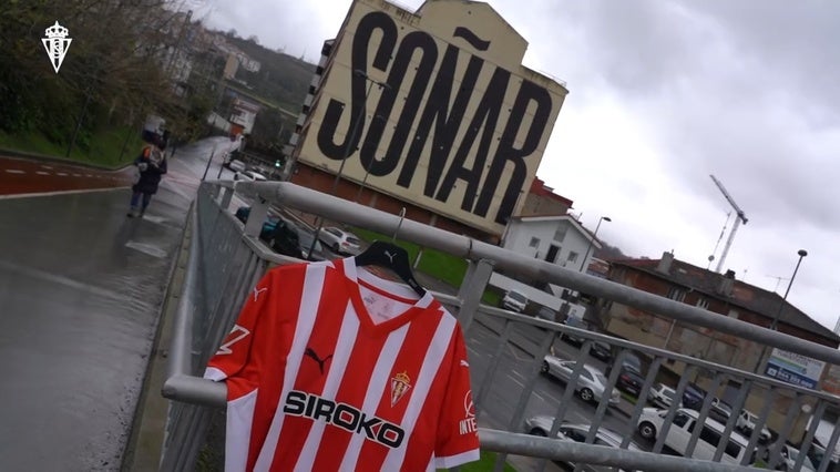 El bonito homenaje a Bilbao con el que el Sporting da la bienvenida a Nico Serrano